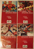 Amazing Spider-Man 533 535 536 537 538 Civil War Captain America --0