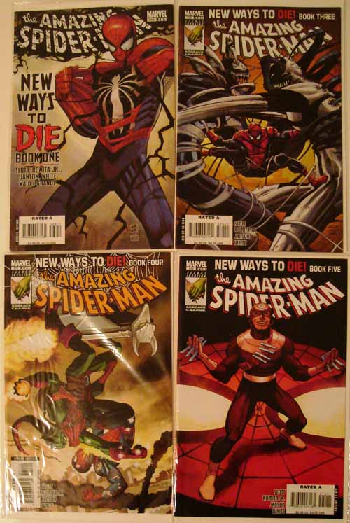 Amazing Spider-Man 568 570 571 572 573 New Ways to Die Venom Romita --0
