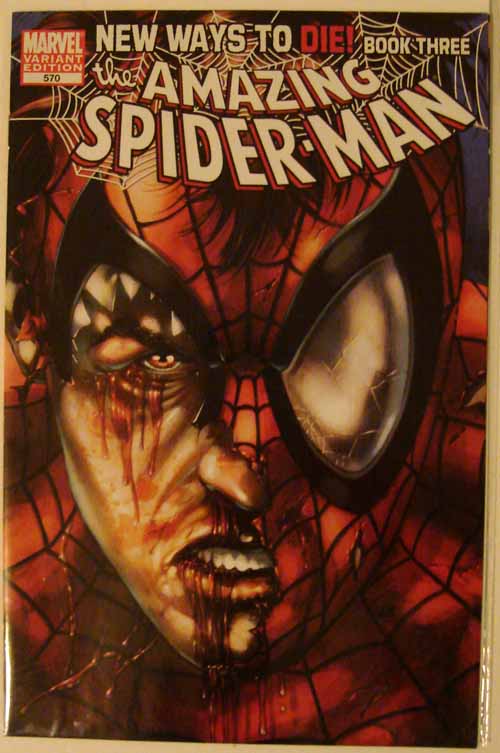 Amazing Spider-Man 570 Luke Ross Variant New Ways to Die Venom Romita --0