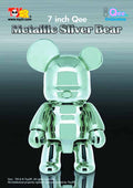 Metallic Silver 7In Bear Qee Vinyl Figure --0