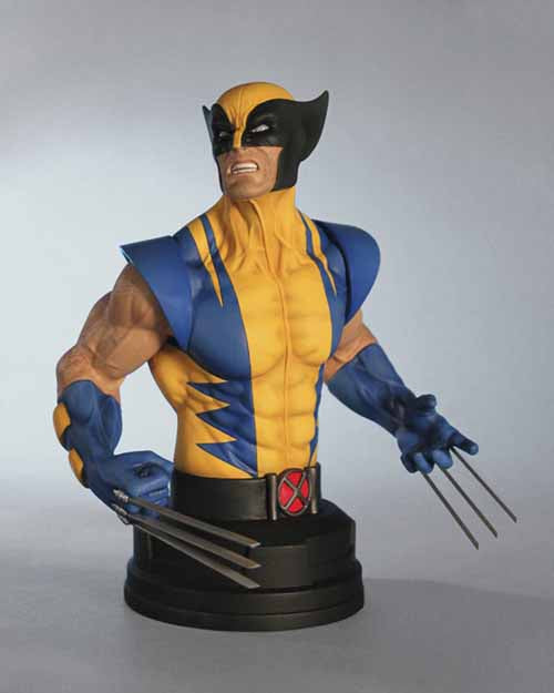 Wolverine Yellow Mini-Bust--X-Men Marvel Gentle Giant --0