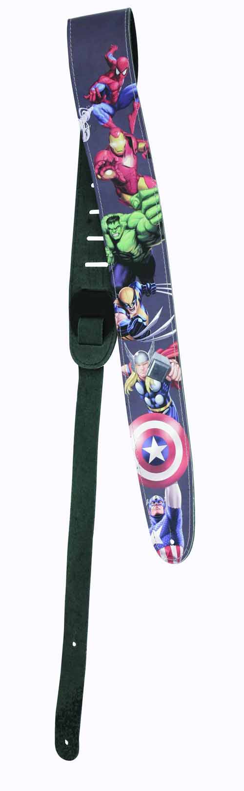 Marvel Six Leather Guitar Strap --0
