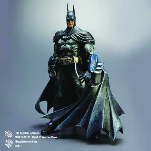 Batman Arkham Asylum Play Arts Kai Batman Action Figure --0