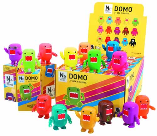 2 Inch Domo Qee Mystery Box Neon Series --0