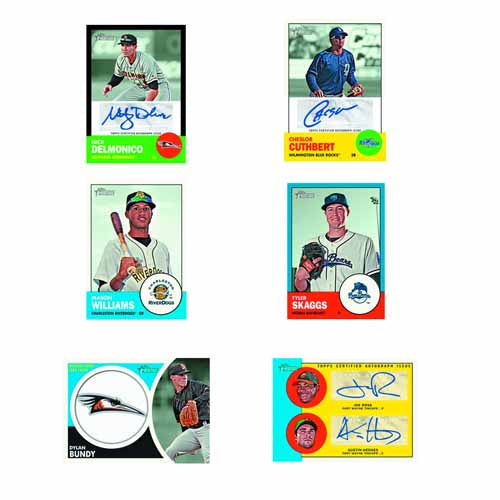 Topps 2012 Heritage Minor League Baseball Trading Cards Box --0