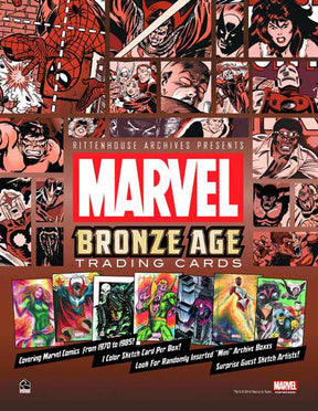 Marvel Bronze Age 1970-1985 Trading Cards T/C Box --0