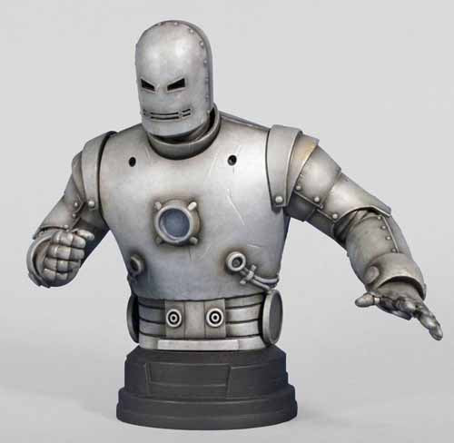 Gentle Giant Iron Man Classic Silver Mini-Bust -- Avengers --0