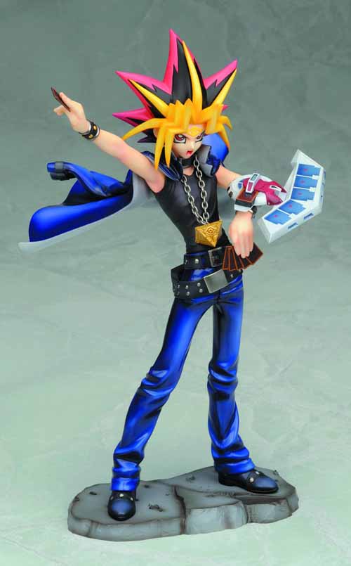 Yu-Gi-Oh Yami Yugi Ani-Statue Duel w/ Destiny Version --0