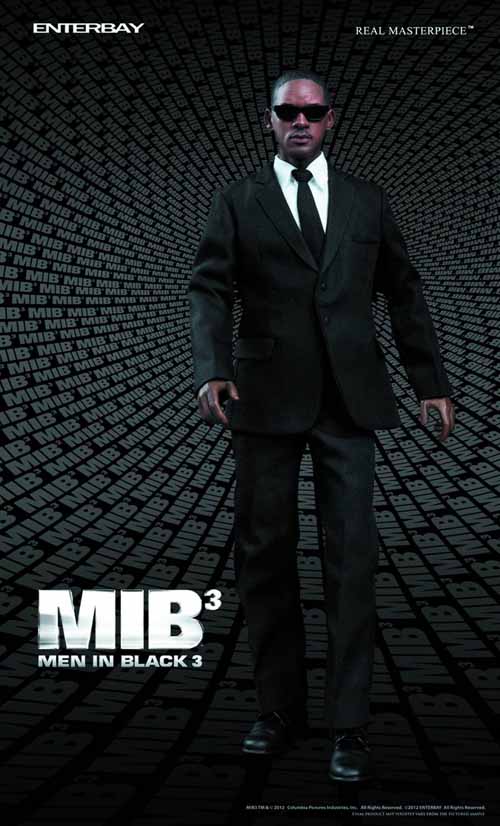 Men in Black 3 MIB Agent J Real Masterpiece Action Figure --0
