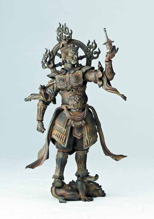 Takeya Revoltech Action Figure #001 Tamonten Wooden Ver --0