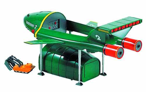 Thunderbirds 2 & 4 1/350 Scale Model Kit --0