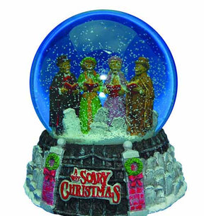 Scary Christmas Zombie Carolers Waterglobe --0