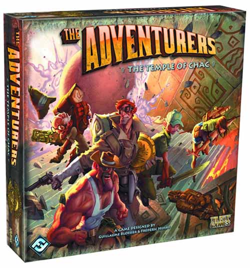 Adventurers The Temple Of Chac Board Game --0