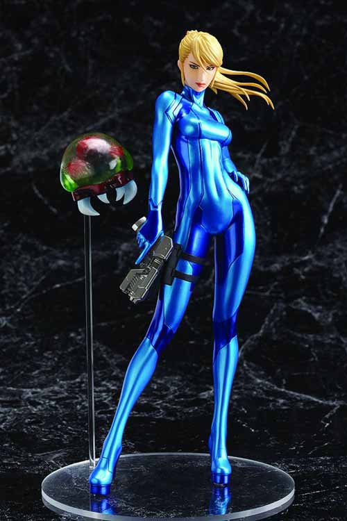Metroid Other M Samus Arun PVC Figure Zero Suit Version --0