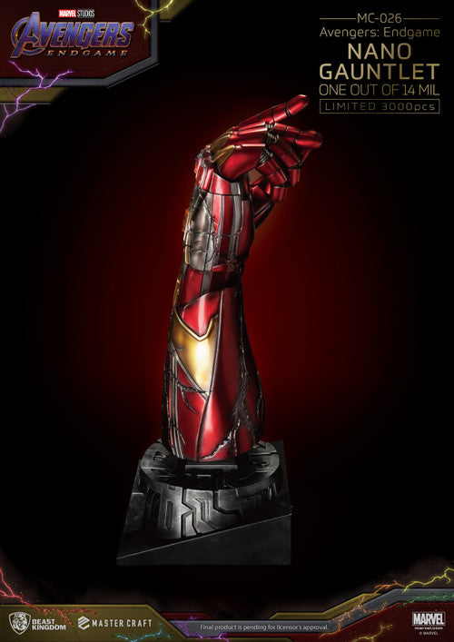 Avengers Endgame MC-026 Nano Gauntlet Master Craft Statue --3