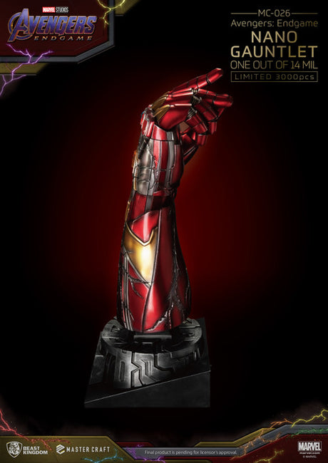 Avengers Endgame MC-026 Nano Gauntlet Master Craft Statue --3