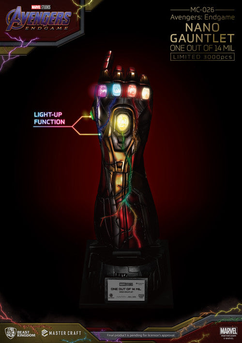 Avengers Endgame MC-026 Nano Gauntlet Master Craft Statue --1