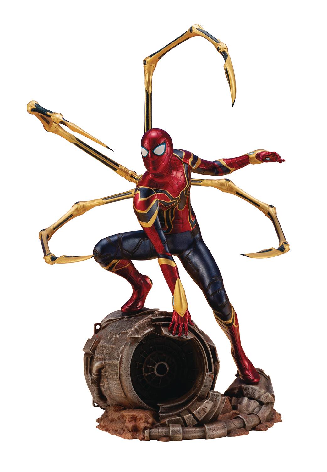 Avengers Infinity War Spider-Man Iron Spider ARTFX+ Statue Marvel Koto --0