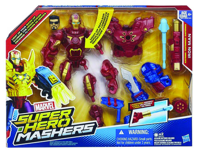Avengers Sh Masher Electronic Iron Man Action Figure Case --0