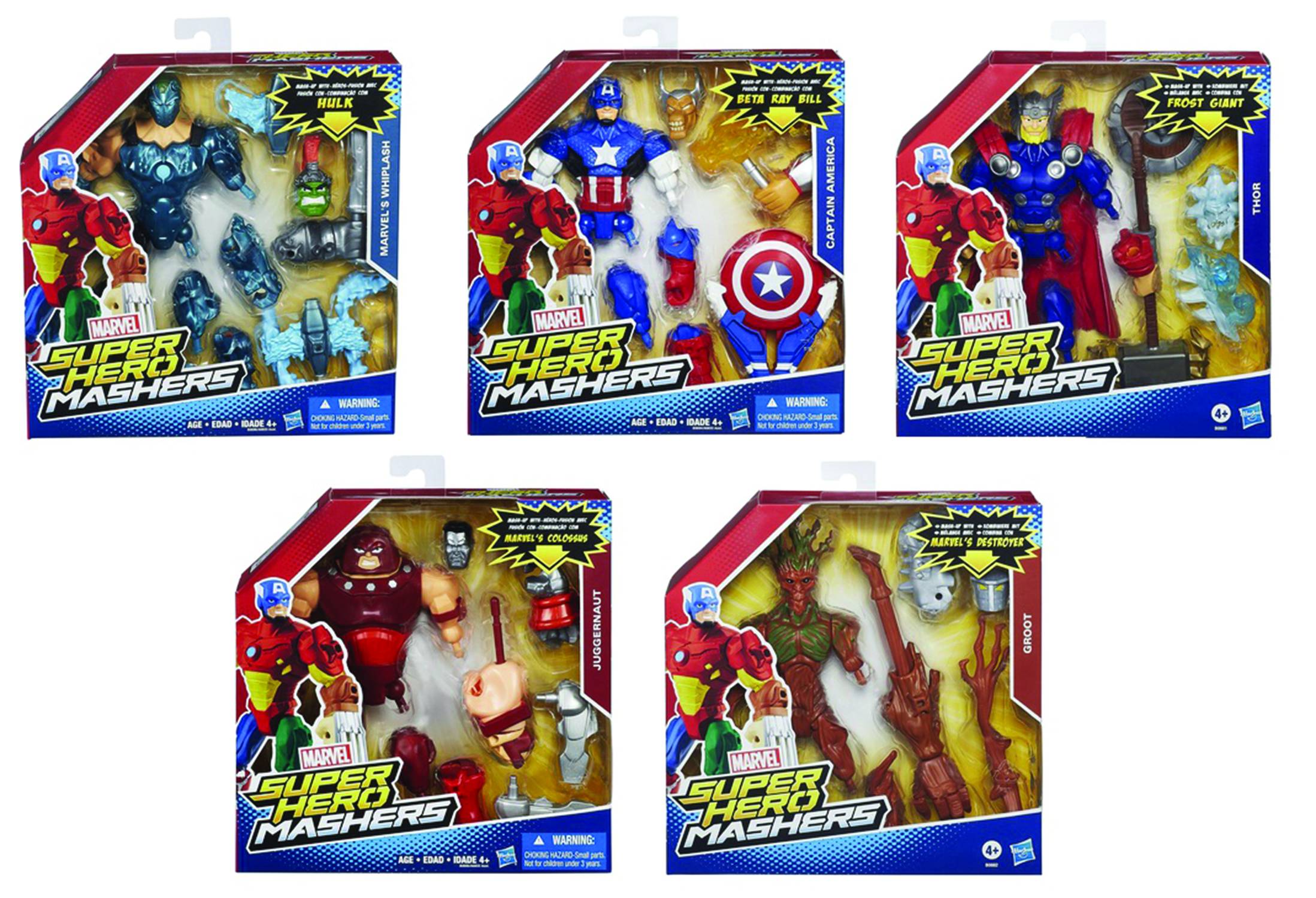 Avengers Sh Mashers Battle Ug Action Figure Asst 201501 --0