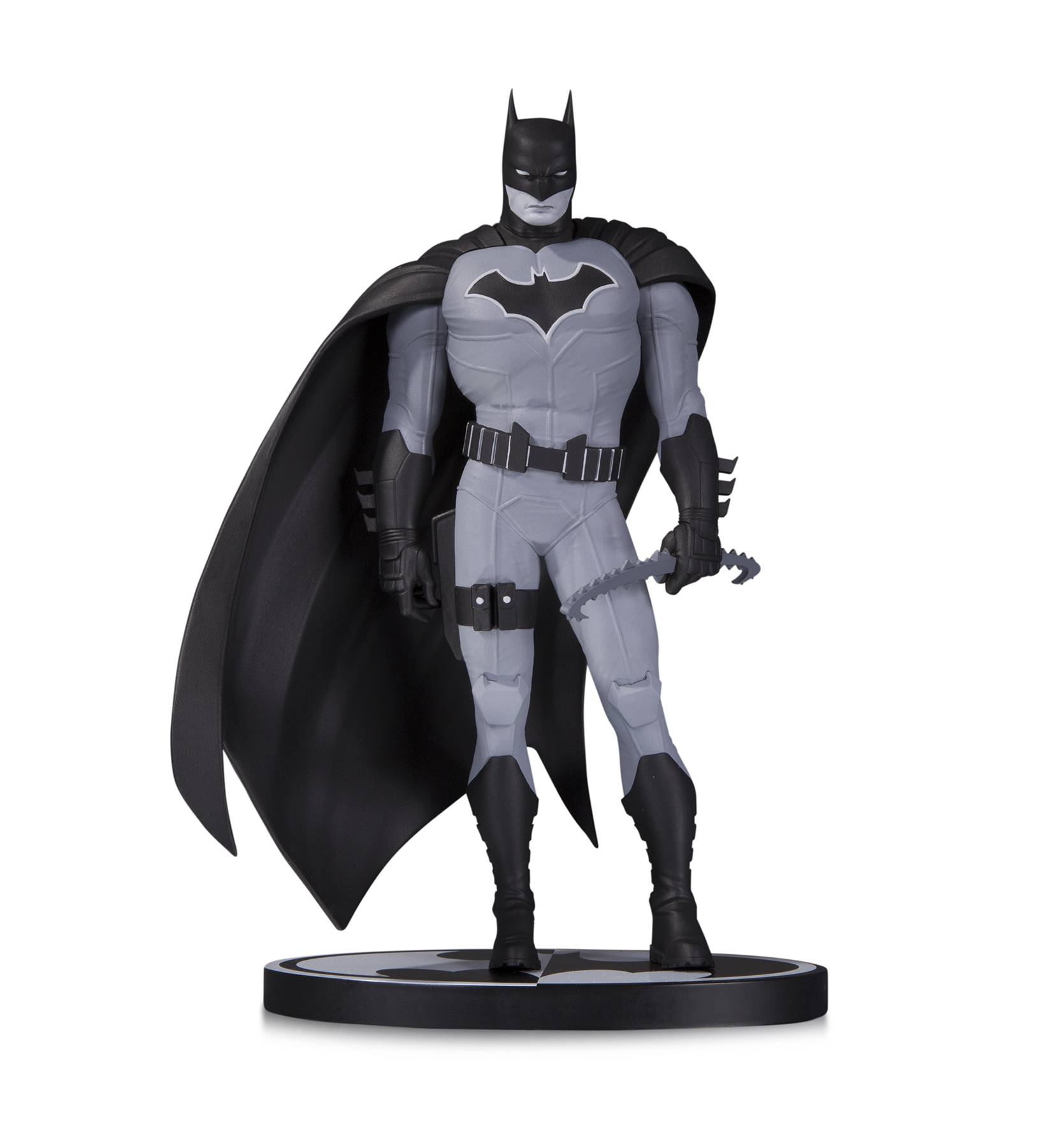 Batman Black & White Statue by John Romita Jr | Dark Knight DC Comics --0