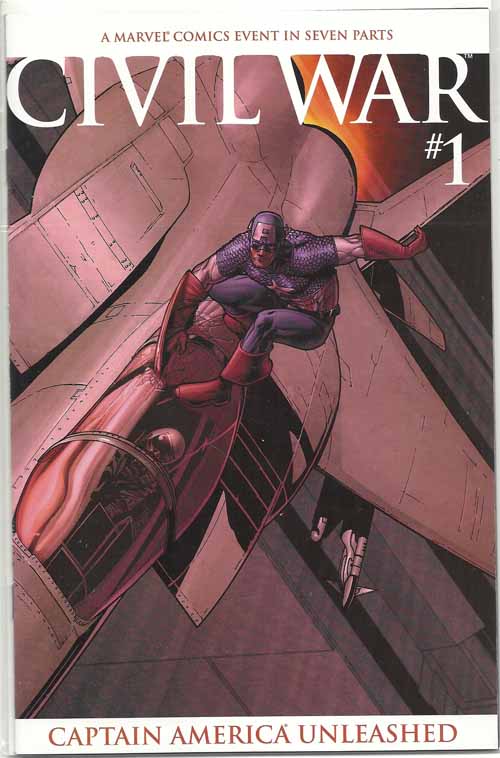 Civil War 1 Captain America Unleashed Variant Millar McNiven Movie --0