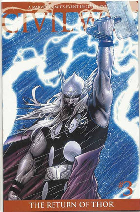 Civil War 3 Thor Returns Variant 2nd pr Millar Captain America Movie --0