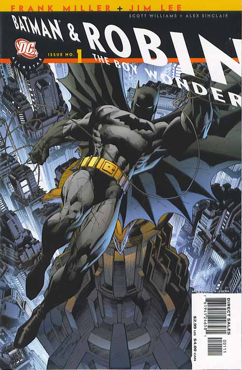 All Star Batman Robin 1 Batman cover 1 Robin 2 3 4 5 7 9 10 Lee Miller --0