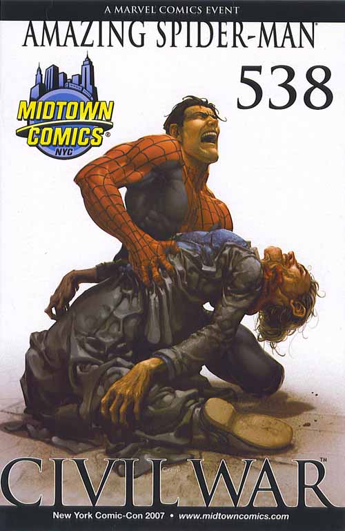 Amazing Spider-Man 538 Civil War NY Comic Con Midtown Variant --0