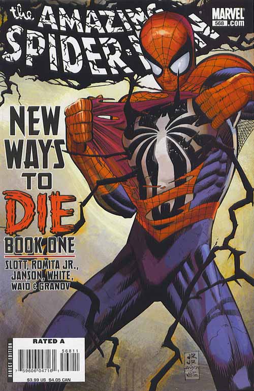 Amazing Spider-Man 568, 570, 571, 572, 573 Ross Romita Variants Set --0