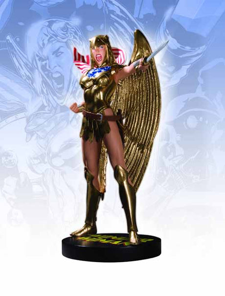Cover Girls Of The DCU Wonder Woman Armored Statue --0