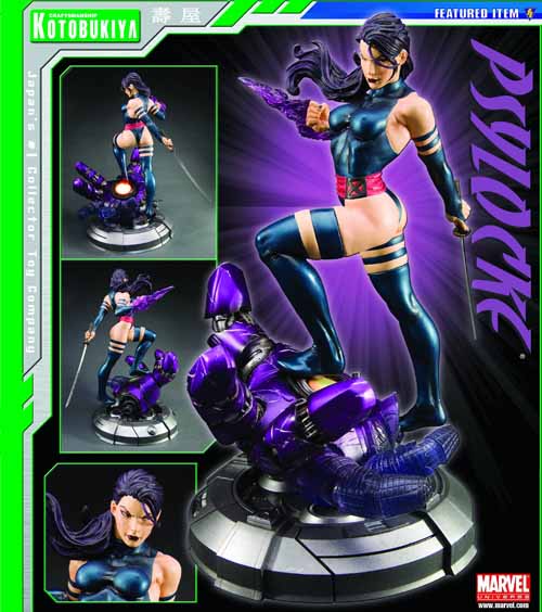 Danger Room Sessions Psylocke Fine Art Statue X-Men --0