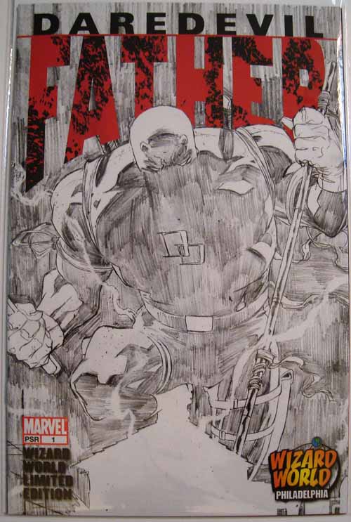 Daredevil Father 1 -- Quesada Sketch Variant Wizard World Philadelphia --0