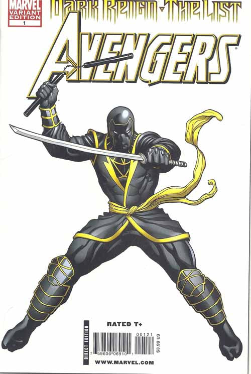 Dark Reign The List Avengers 1 -- Frank Cho Ronin Variant --0