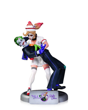 DC Comics Bombshells Joker & Harley Quinn Statue --0