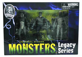 Universal Monsters Series 1 Black & White Figure Set --0