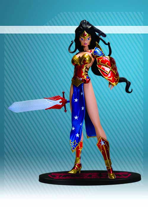 Ame Comi Wonder Woman Repaint PVC Figure --0