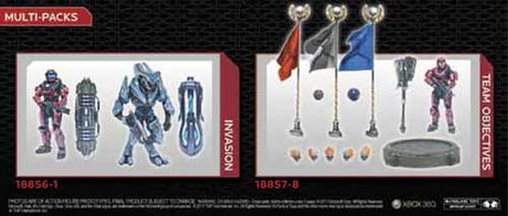 Halo Reach Series 6 Invasion Multi-Pack Action Figure Case --0