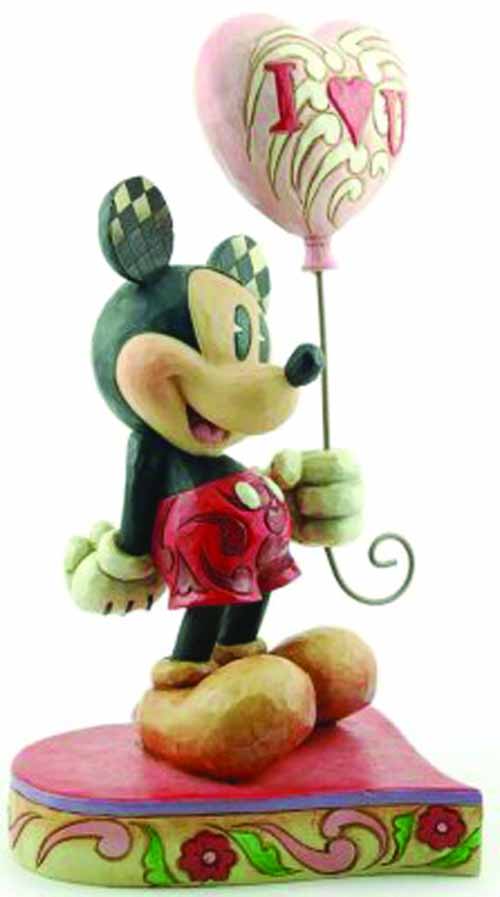 Disney Traditions Mickey W/Heart Balloon Action Figure --0