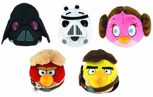 Angry Birds Star Wars 5-In Plush Assortment --0