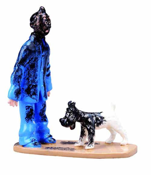 Tintin Collection Expressions-Tintin Trio Lead Figurines --0