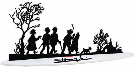 Tintin Best Wishes Limited Edition Metal Sculpture --0