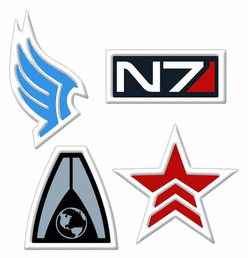 Mass Effect Paragon Embroidered Patch --0