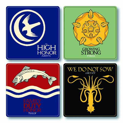 Game Of Thrones Coaster Set Season 2 --0