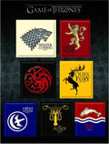 Game Of Thrones House Sigil Magnet Set --0
