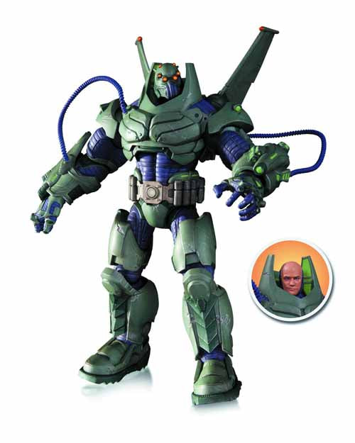 DC Comics Super Villains Armored Lex Luthor Deluxe Figure --0