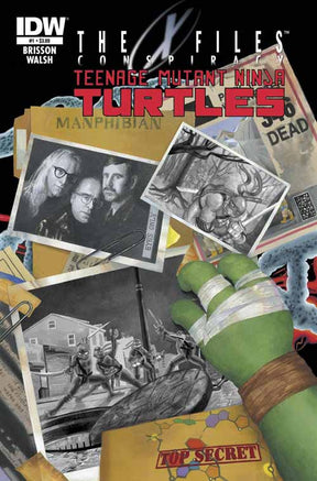 X-Files Conspiracy Teenage Mutant Ninja Turtles #1 --0