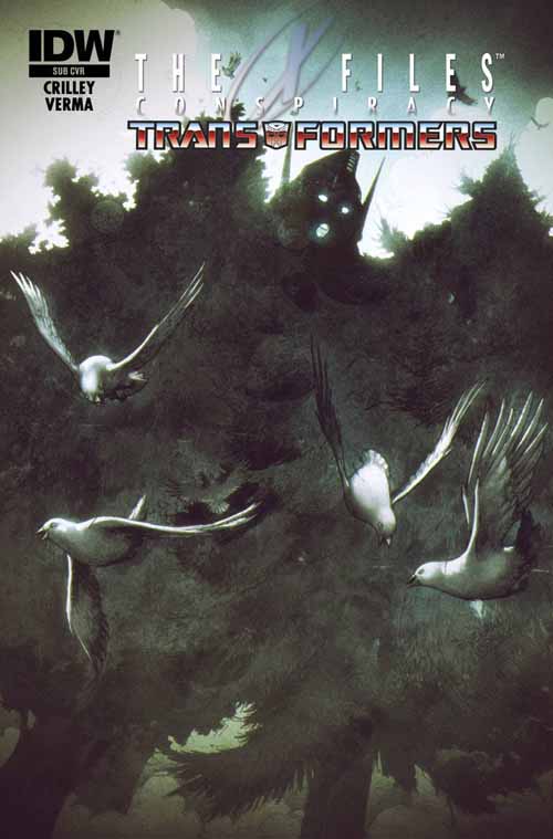 X-Files Conspiracy Transformers #1 Subscription Variant --0