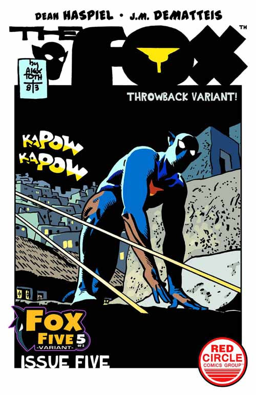Fox #5 Toth Throwback Variant Cover --0