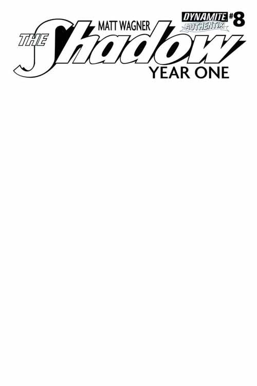 Shadow Year One #8 (of 10) Blank Authentix Variant --0